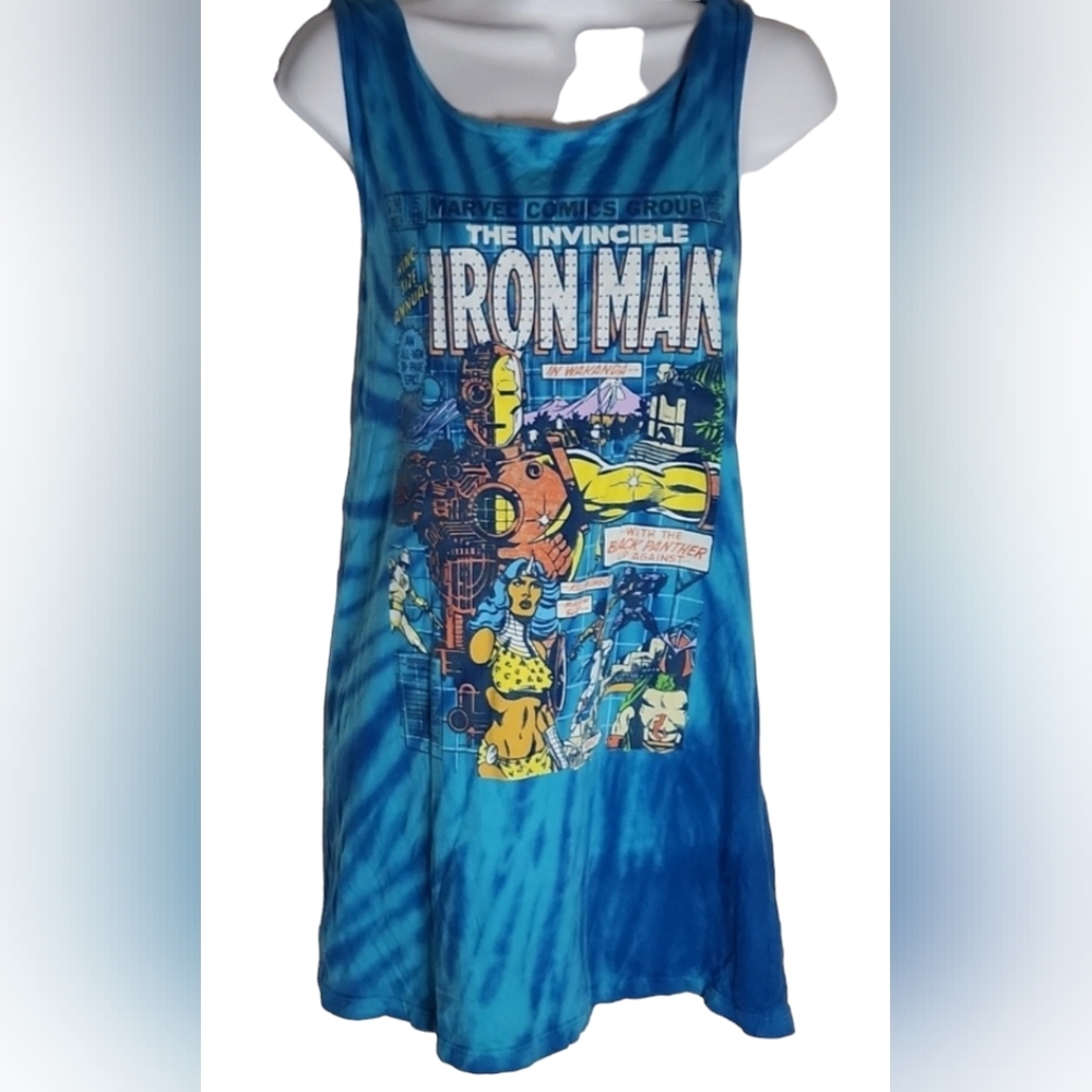 Tie Dye Marvel Iron Man Tank